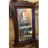 A 19th century ormolu mounted mahogany fret cut mirror