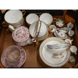 Mixed china including Royal Worcester miniatures