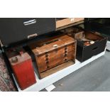 WITHDRAWN Three vintage tool-chests