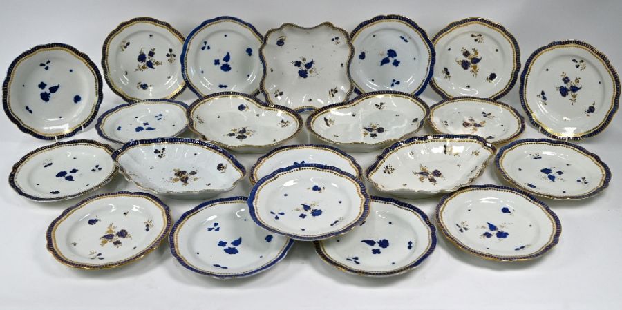 Salopian porcelain fruit service - Image 9 of 13