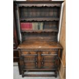 An old charm style small oak dresser