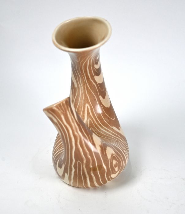 A Beswick pottery 'Wood grain' vase - Image 3 of 10