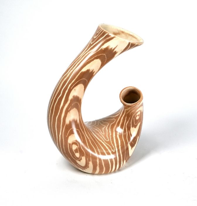 A Beswick pottery 'Wood grain' vase - Image 6 of 10