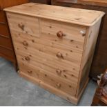 A modern pine chest
