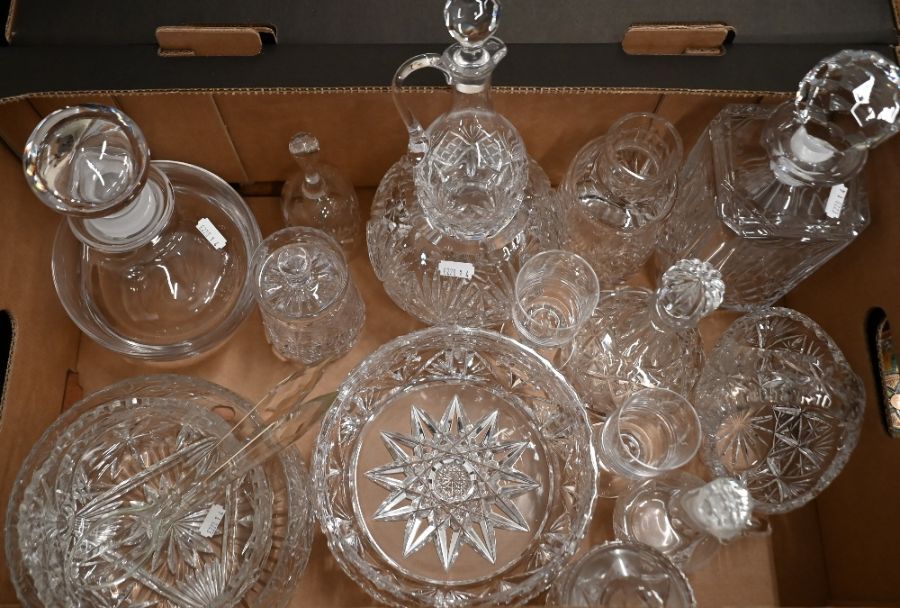 A quantity of cut drinking glasses, decanters, bowls - Image 3 of 3