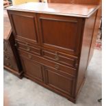 Hardwood cocktail cabinet
