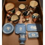 Four Royal Doulton small character jugs