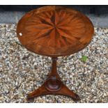 A 19th century marquetry occasional table