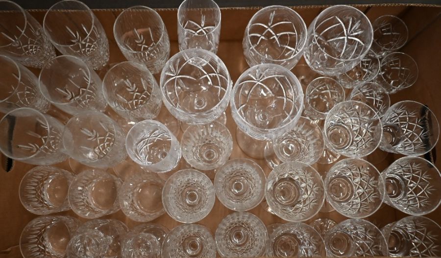 A quantity of cut drinking glasses, decanters, bowls - Image 2 of 3