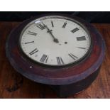 An old dial clock case