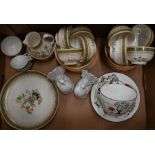 Royal Worcester 'Chinese Tree' style part tea service
