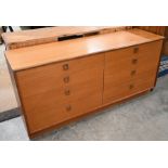 A 1960s/70s G-Plan teak chest of eight drawers