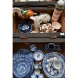 A quantity of Copeland Spodes Italian pattern china, Masons Ironstone and other ceramics