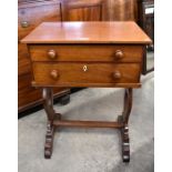 A Victorian mahogany table