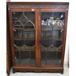 A 19th century mahogany bookcase