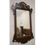 A 19th century wall mirror