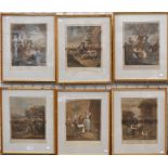 Six Bartolozzi prints
