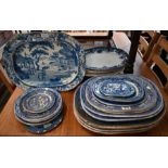 Twenty-four dishes nad platters