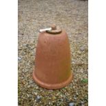 'Yorkshire flowerpots' terracotta rhubarb forcer with cover