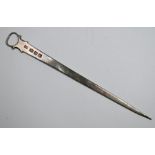 A George III silver meat-skewer