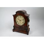 Schuler, 16 City Road, a Regency mahogany cased single fusee mantel clock