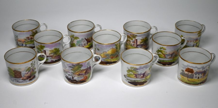 A New Hall china tea service - Image 7 of 9