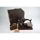 A late 19th century Willcox & Gibbs sewing machine