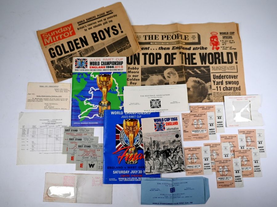 1966 football World Cup Final memorabilia