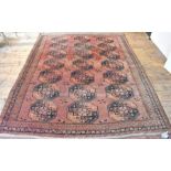 An old Afghan carpet