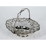 Georgian silver bonbon basket