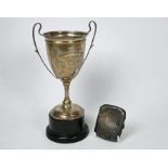 ALL PROCEEDS TO BENEFIT THE DISASTERS EMERGENCY COMMITTEE UKRAINE APPA silver two-handled trophy cup