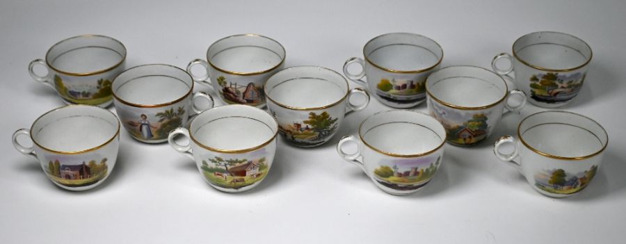 A New Hall china tea service - Image 9 of 9