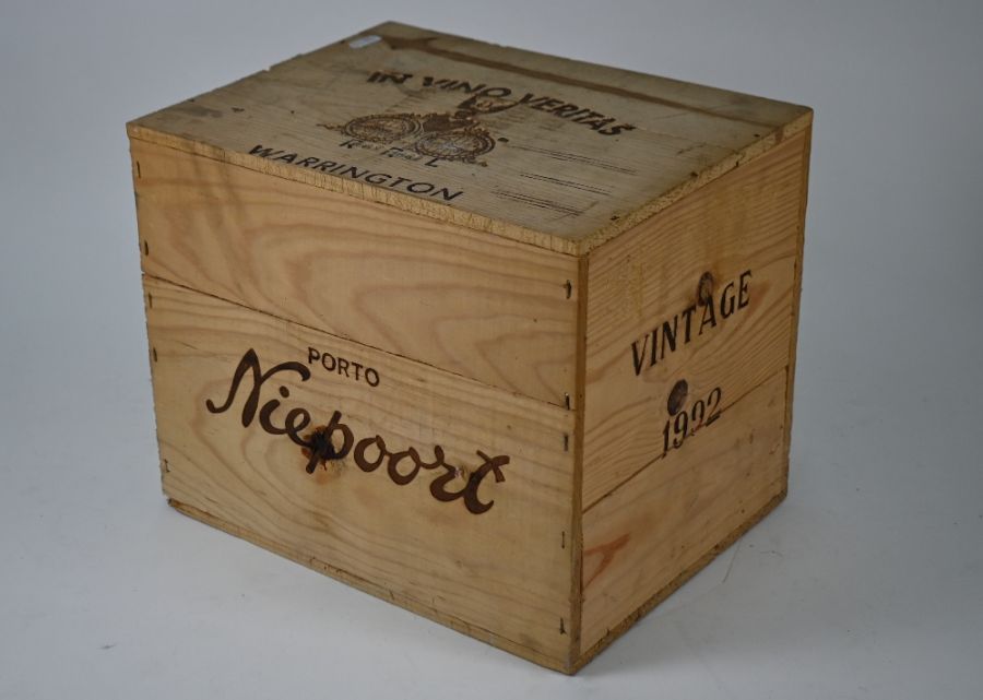 A half-case (six bottles) of Niepoort 1992 vintage port