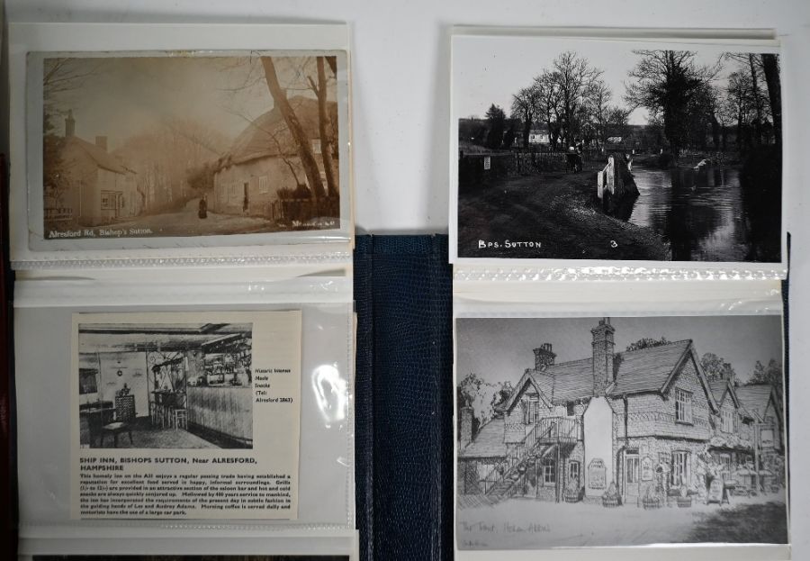 A selection of approximately one hundred postcards - local topography - Alresford and environs - Image 5 of 5