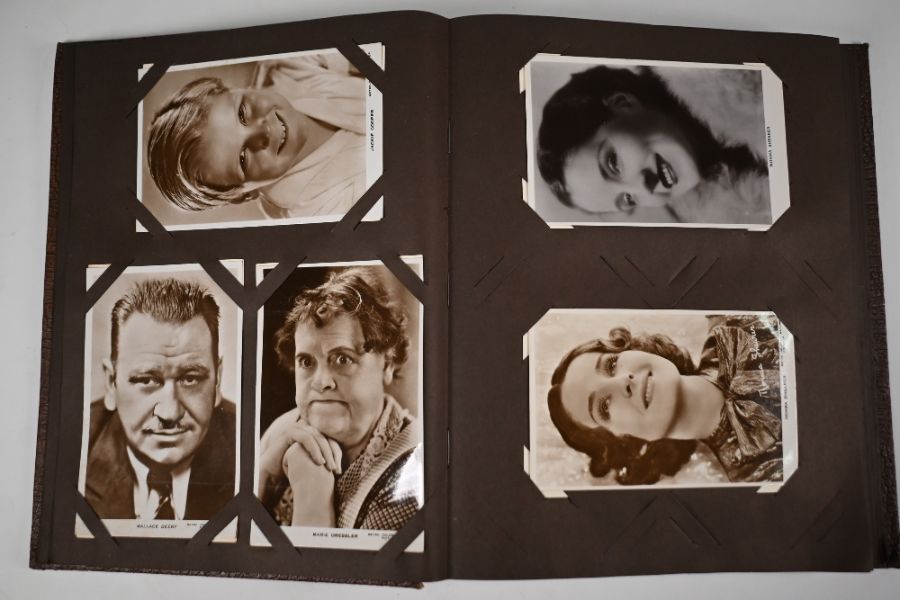 ALL PROCEEDS TO BENEFIT THE DIAn album containing over eighty postcards of film actors and actresses - Image 4 of 6
