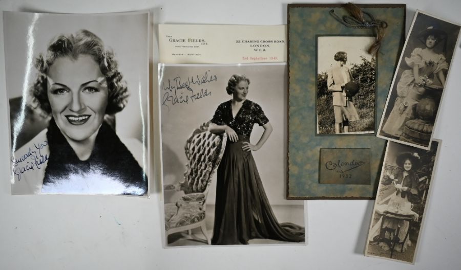 ALL PROCEEDS TO BENEFIT THE DIAn album containing over eighty postcards of film actors and actresses - Image 2 of 6