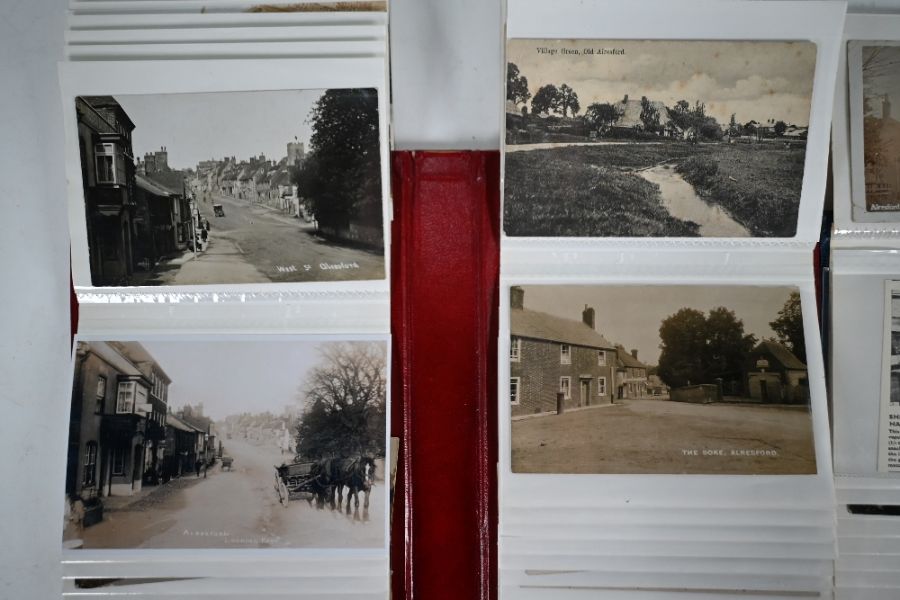 A selection of approximately one hundred postcards - local topography - Alresford and environs - Image 2 of 5