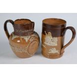 Doulton Lambeth Jubilee jug and Royal Doulton harvest mug