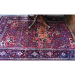 A fine antique Persian hand-made Bidjar rug