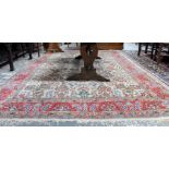An old Indo-Persian Kirman carpet