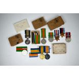A WWI pair to 350429 Pte. S. Proctor, Essex Regt and other medals/ephemera