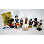Eight Royal Doulton boxed figures and Coalport character