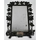 An 18th French mirror glass by repute the property of Marie Antoinette