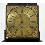 H Watson, Blackburn, an 18th century oak 30 hour longcase clock