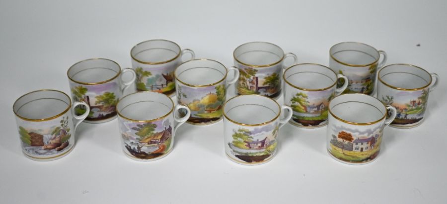 A New Hall china tea service - Image 6 of 9