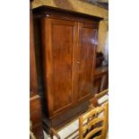 Late 19th century mahogany wardrobe