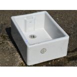 An Astracast ceramic traditional Belfast sink, 58 cm x 45 cm x 25 cm