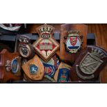 Approximately thirty-five Naval badges