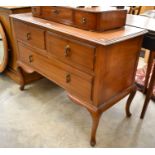 A mahogany chest