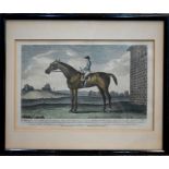 Four horse racing engravings after Sartorius